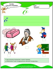 Ö Sesi Çalışma Sayfaları